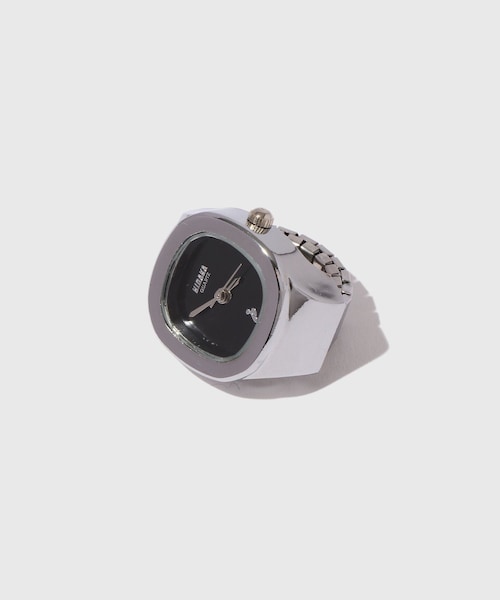 ADAM ET ROPE'(アダムエロペ)の「【HIDAKA/ヒダカ】GHOST/RING WATCH(リング・メンズ・ブラック/グレー・F)」の1枚目の写真