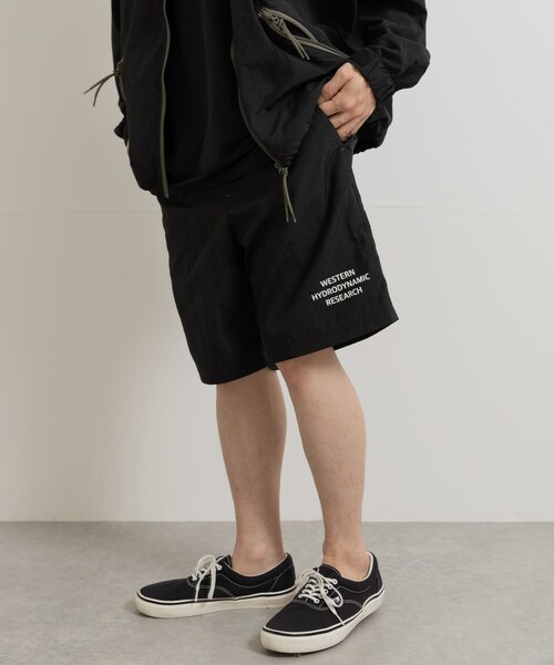 THE GOODLAND MARKET（ザグッドランドマーケット）の「Western Hydrodynamic　nylon shorts（その他パンツ・メンズ・BLACK/NAVY・M/L）」の13枚目の写真