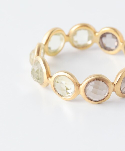 URBAN RESEARCH（アーバンリサーチ）の「ラウンドストーンエタニティリング（リング・レディース・レモン×スモーキー/シーブル×クリソ/ローズ×インカ/グレー×ターコ/ラブラドライト/ルチルクォーツ・11/13）」の18枚目の写真