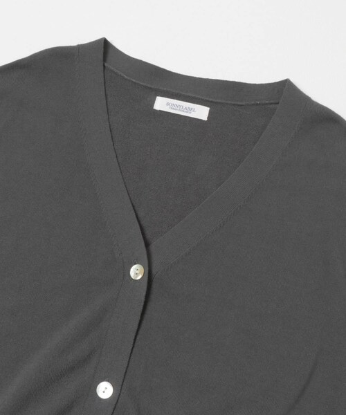 URBAN RESEARCH Sonny Label（アーバンリサーチサニーレーベル）の「『WEB限定』クールミストミディカーディガン（ニット/セーター・レディース・チャコール/L.グレー/ライムミント/ネイビー・Free）」の16枚目の写真