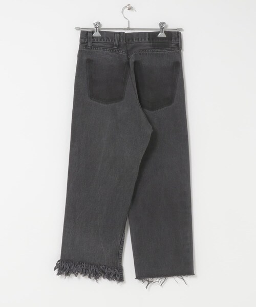 THE GOODLAND MARKET（ザグッドランドマーケット）の「fringe denim PT-BLACK（デニムパンツ・レディース・black1/black2/black3/black4/black5/black6/black7/black8/black9/black10/black11/black12/black13/black14/black15・26/28）」の18枚目の写真