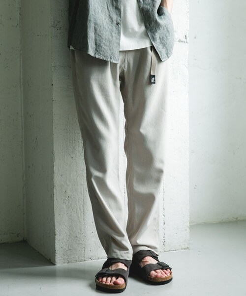 URBAN RESEARCH DOORS(アーバンリサーチドアーズ)の「『別注』Gramicci for DOORS Linen Like Trouser(その他パンツ・メンズ・NATURAL/BLUE GRAY/MOCHA/INK BLACK・S/M/L)」の8枚目の写真