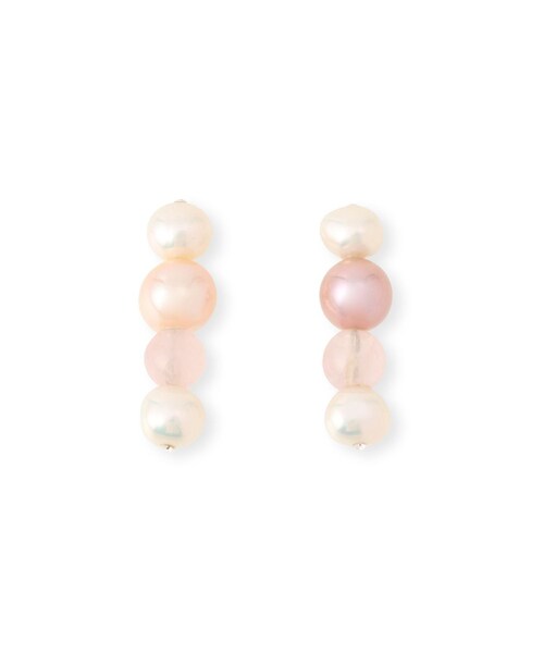 ROPE'(ロペ)の「【WEB限定】【les bonbon (ル ボンボン)】playfully pearl stud pierce PINK(ピアス(両耳用)・レディース・ピンク系・F)」の18枚目の写真