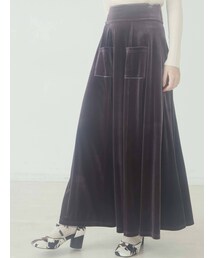 merry jenny | ベロアハイウエストロングスカート(スカート)