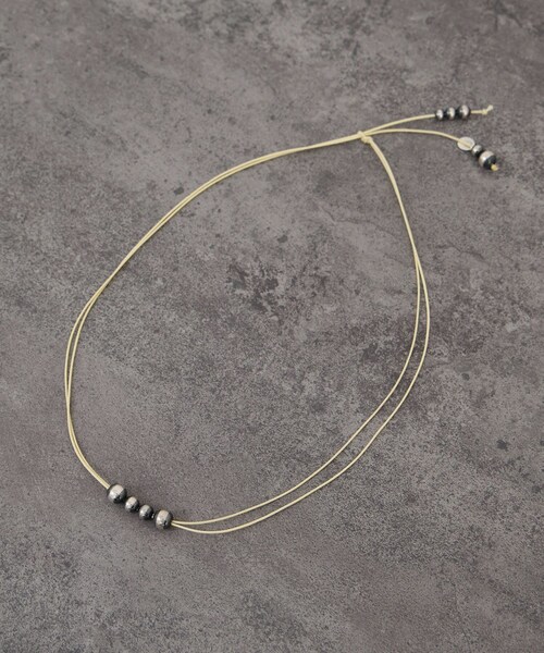 ADAM ET ROPE'(アダムエロペ)の「【J'aDoRe・店舗限定】【ERICKA NICOLAS BEGAY】コード×シルバーボールネックレス(ネックレス・レディース・その他・F)」の8枚目の写真