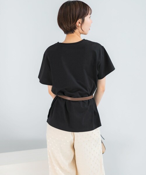 URBAN RESEARCH ROSSO（アーバンリサーチロッソ）の「UVカットアイスコットンカットソー（Tシャツ/カットソー・レディース・OFF/BLACK/MINT GREEN・Free）」の17枚目の写真