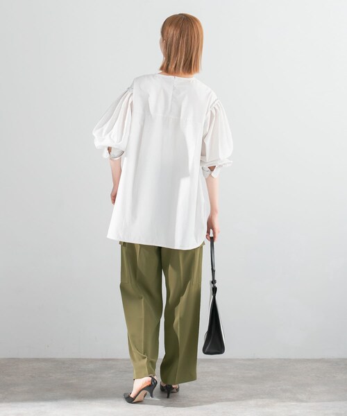 URBAN RESEARCH ROSSO（アーバンリサーチロッソ）の「センタープレスカーゴパンツ（その他パンツ・レディース・IVORY/KHAKI・FREE）」の19枚目の写真