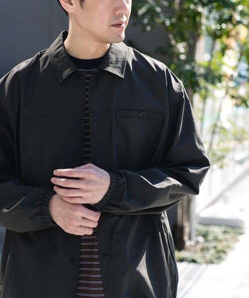 URBAN RESEARCH DOORS(アーバンリサーチドアーズ)の「『別注』Marmot×DOORS COACH SHIRTS JACKET(テーラードジャケット・メンズ・INK BLACK/NAVY/TEAL/IVORY・M/L/XL)」の18枚目の写真