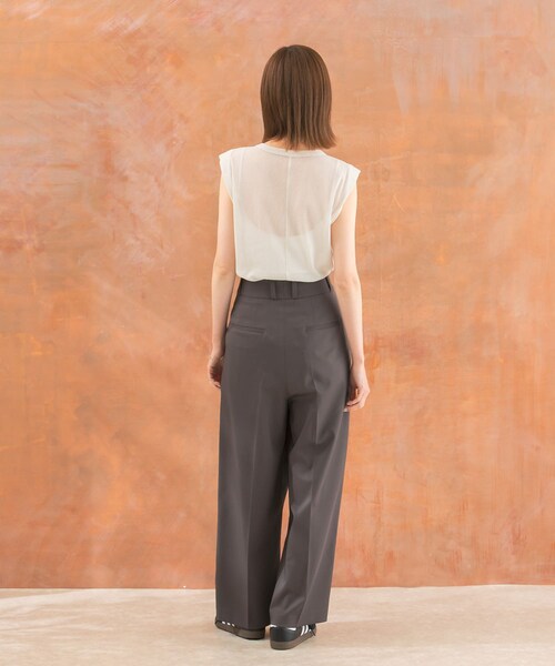 URBAN RESEARCH ROSSO（アーバンリサーチロッソ）の「ラップパンツ（その他パンツ・レディース・beige/gray・36/38）」の6枚目の写真