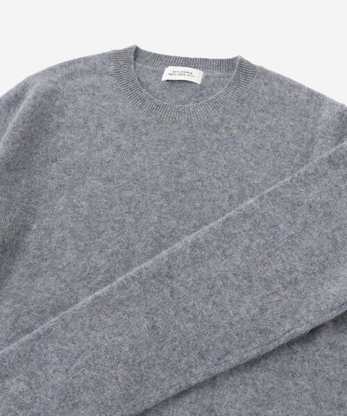 Saturdays NYC(サタデーズ ニューヨークシティ )の「Christine Textured Knit | WOMEN(ニット/セーター・レディース・ライトグレー/ネイビー/ワイン・M/S)」の12枚目の写真