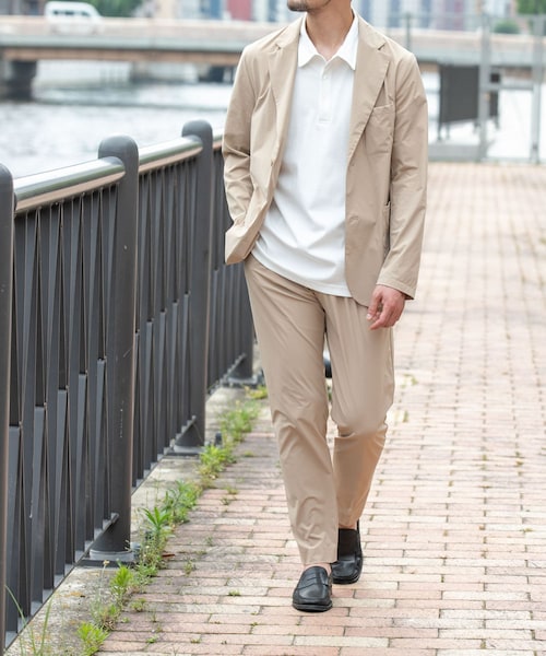 URBAN RESEARCH ROSSO（アーバンリサーチロッソ）の「『XLサイズあり』クールキープセットアップ（セットアップ・メンズ・NAVY/BLACK/LIGHT GRAY/BEIGE・S/M/L/XL）」の3枚目の写真