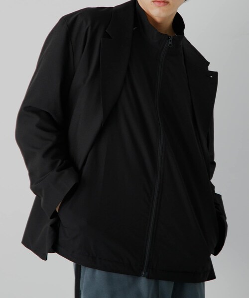 SENSE OF PLACE by URBAN RESEARCH(センスオブプレイスバイアーバンリサーチ)の「『セットアップ対応』シングルルーズジャケット(テーラードジャケット・メンズ・GRAY/BLACK/R.BROWN・M/L)」の11枚目の写真