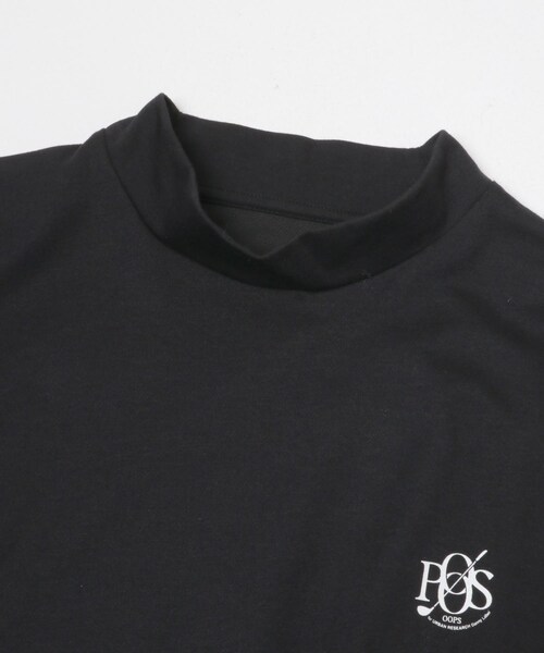 URBAN RESEARCH Sonny Label（アーバンリサーチサニーレーベル）の「OOPS　機能付きモックネックロングTシャツ（Tシャツ/カットソー・メンズ・BLACK/OFF・M/L/XL）」の18枚目の写真