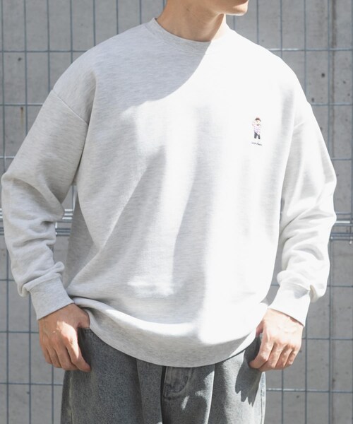 ITEMS URBANRESEARCH（アイテムズ アーバンリサーチ）の「TeddyBear ワンポイント スウェット（スウェット・メンズ・OML/BGD/GRN/NVY・M/L）」の8枚目の写真