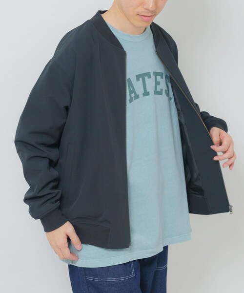 ITEMS URBANRESEARCH(アイテムズ アーバンリサーチ)の「TRストレッチ ジップアップブルゾン(ブルゾン・メンズ・BLK/GRY/BEG・M/L)」の10枚目の写真