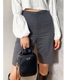 EMODA | 【WEB限定】センタープレスハーフパンツ(その他パンツ)