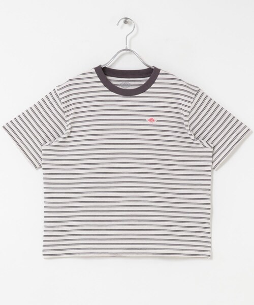 URBAN RESEARCH DOORS(アーバンリサーチドアーズ)の「DANTON SHORT T-SHIRTS(Tシャツ/カットソー・レディース・BEIGE×PUR/GREY×GRE/ECRU×DKBE・S)」の8枚目の写真