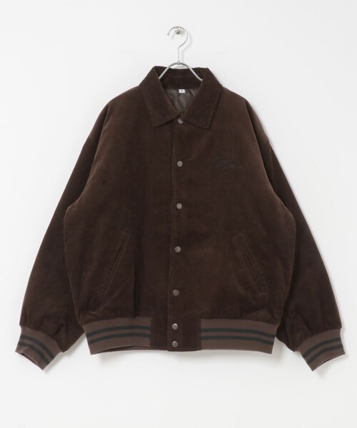 URBAN RESEARCH Sonny Label（アーバンリサーチサニーレーベル）の「『別注』GEM SPORTSWEAR×Sonny Label　コーデュロイパデッドブルゾン（ブルゾン・メンズ・ダークブラウン/ネイビー・M/L）」の21枚目の写真