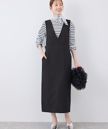 ROPE' PICNIC | デザインポケットジャンパースカート(ジャンパースカート)