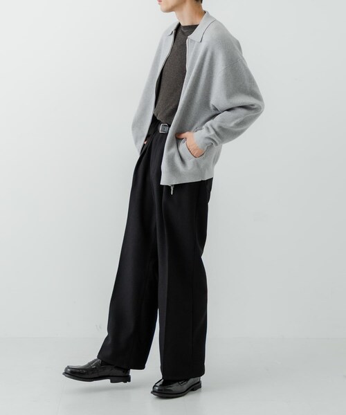 URBAN RESEARCH(アーバンリサーチ)の「綿カシミヤZIPカーディガン(カーディガン/ボレロ・メンズ・ICE GRAY/NAVY/BLACK・M/L)」の22枚目の写真
