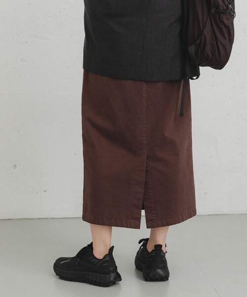 EKAL（エカル）の「『別注』GRAMICCI　ストレッチツイルスカート（スカート・レディース・BLACK/CAMEL/BROWN・one）」の18枚目の写真