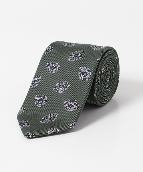URBAN RESEARCH DOORS(アーバンリサーチドアーズ)の「LIFE STYLE TAILOR 25SS国内タイ小紋1(ネクタイ・メンズ・01GREEN/02NAVY・-)」の1枚目の写真