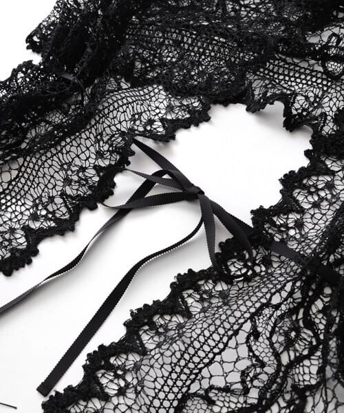 URBAN RESEARCH ROSSO（アーバンリサーチロッソ）の「レースストール（ストール/ショール・レディース・BLK/BEG・FREE）」の8枚目の写真