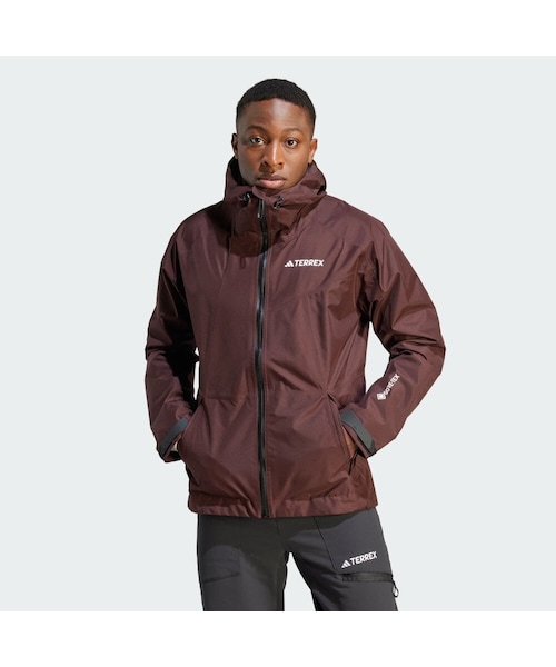 テレックス XPERIOR GORE-TEX パックライト レインジャケット adidas（アディダス）の「テレックス XPERIOR GORE-TEX パックライト