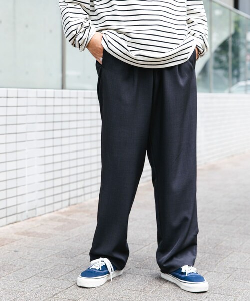 URBAN RESEARCH DOORS（アーバンリサーチドアーズ）の「FORK&SPOON　イーズライントラウザー（その他パンツ・メンズ・NAVY/GRAY・4/5）」の2枚目の写真