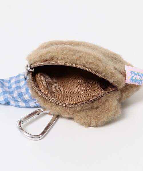 SMELLY（スメリー）の「『WEB/一部店舗限定』NEONMOON　Sleepy Teddy Pouch（ポーチ・レディース・MNT/PNK/PPL/BRN/IVO・-）」の11枚目の写真
