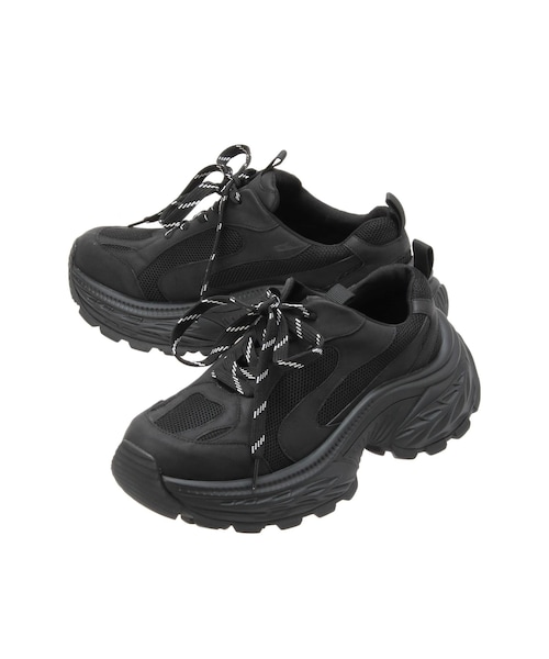 EMODA（エモダ）の「プランプソールスニーカー（スニーカー・レディース・ホワイト/ブラック・S/M/L）」の9枚目の写真