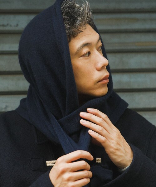 URBAN RESEARCH（アーバンリサーチ）の「FUJI　WHITE CASHMERE SCARF（バンダナ/スカーフ・メンズ・GRAY/BROWN/NAVY・FREE）」の4枚目の写真