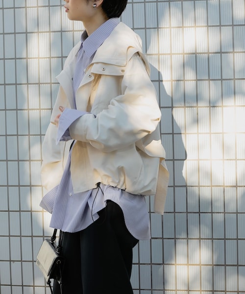 KBF（ケイビーエフ）の「ベストSETマウンテンパーカー（マウンテンパーカー・レディース・NAVY/IVORY/MOSS GRAY・one）」の5枚目の写真