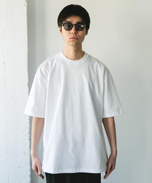 URBAN RESEARCH DOORS（アーバンリサーチドアーズ）の「『別注』HANES×DOORS　BEEFY-T DOORS FIT SHORT-SLEEVE（Tシャツ/カットソー・メンズ・ホワイト/ブラック/アッシュグレー/ブラウン/インディゴ/ネイビー・M/L/XL/XXL/XXXL）」の16枚目の写真