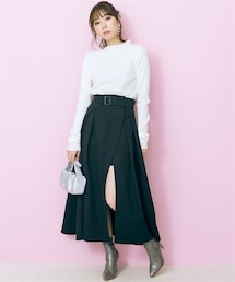 marun | 大きいサイズパンツドッキングラップスカートmarun(スカート)