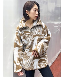 EMODA | ハーフジップボアプルオーバー(その他トップス)