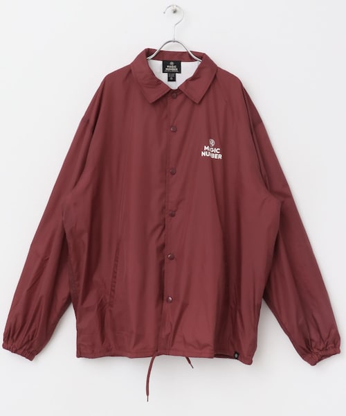 URBAN RESEARCH Sonny Label（アーバンリサーチサニーレーベル）の「MAGIC NUMBER　SEEYOUINTHEWATER COACH JACKET（テーラードジャケット・メンズ・D NAVY/BURGUNDY/FOREST/BLACK・M/L/XL）」の4枚目の写真