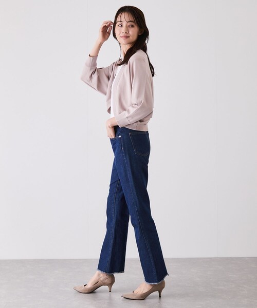 Jayro（ジャイロ）の「ドルマンボレロカーディガン（カーディガン/ボレロ・レディース・ブラック/グレー系/ホワイト系/ネイビー・M）」の18枚目の写真