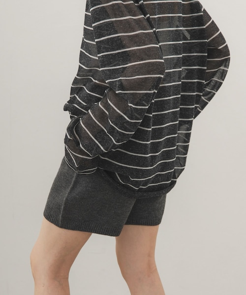 KBF(ケイビーエフ)の「ニットショートパンツ(その他パンツ・レディース・BLACK/CHARCOAL/BROWN・One)」の14枚目の写真