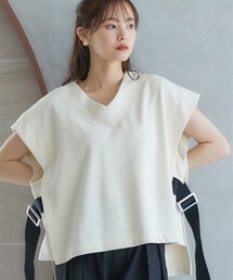 miclat | 大きいサイズ　サイドベルトスウェットベスト　miclat(スウェット)