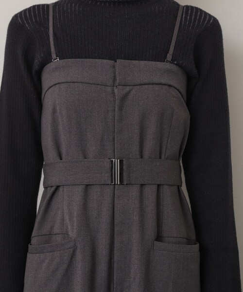 SENSE OF PLACE by URBAN RESEARCH（センスオブプレイスバイアーバンリサーチ）の「ベアオールインワン（サロペット/オーバーオール・レディース・BLACK/GRAY/BEIGE・S/M）」の21枚目の写真