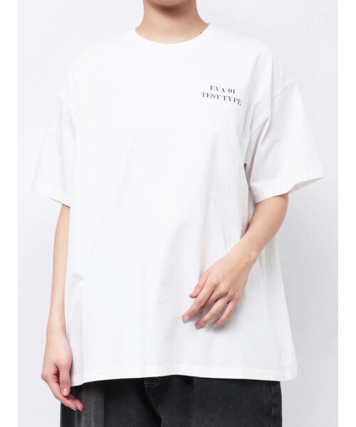 CALNAMUR（カルナムール）の「【エヴァンゲリオンコラボ】初号機格納庫 TEE（Tシャツ/カットソー・レディース・ホワイト/ブラック・XL/F）」の2枚目の写真