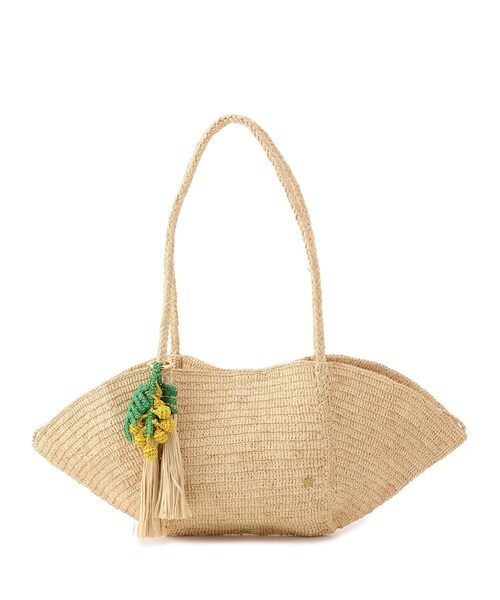ADAM ET ROPE'（アダムエロペ）の「【J'aDoRe・店舗限定】【MAISON N.H PARIS（メゾンエヌアッシュパリ）】CROISSANT CHARM（かごバッグ・レディース・キナリ・F）」の6枚目の写真