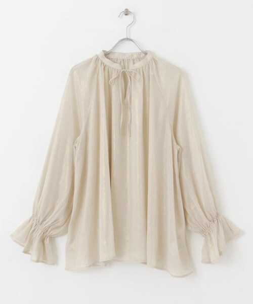 SENSE OF PLACE by URBAN RESEARCH(センスオブプレイスバイアーバンリサーチ)の「ハクプリントブラウス(シャツ/ブラウス・レディース・L.BLUE/BEIGE/GRAY・one)」の21枚目の写真