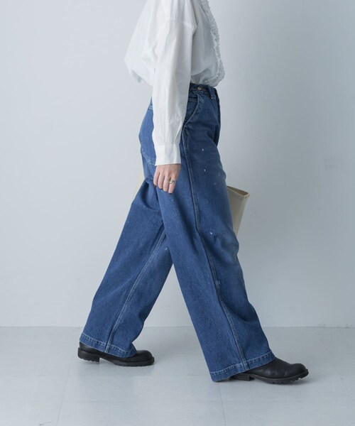 かぐれ(カグレ)の「ordinary fits BELL PANTS(デニムパンツ・レディース・USED・28/30)」の6枚目の写真