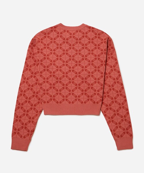 Saturdays NYC（サタデーズ ニューヨークシティ ）の「Hunakai Blockprint Sweater（ニット/セーター・レディース・ダークグリーン/ブラウン系/レッド・M/S）」の6枚目の写真