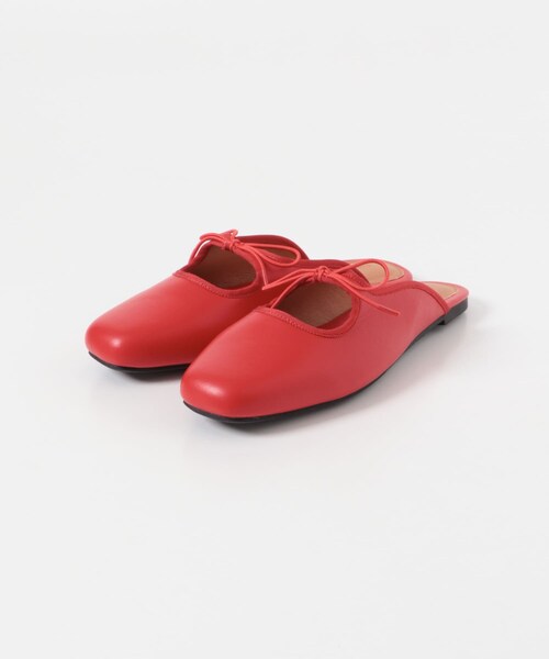 URBAN RESEARCH DOORS(アーバンリサーチドアーズ)の「スクエアトゥリボンミュール(サンダル・レディース・RED/BLACK・36/37/38)」の18枚目の写真