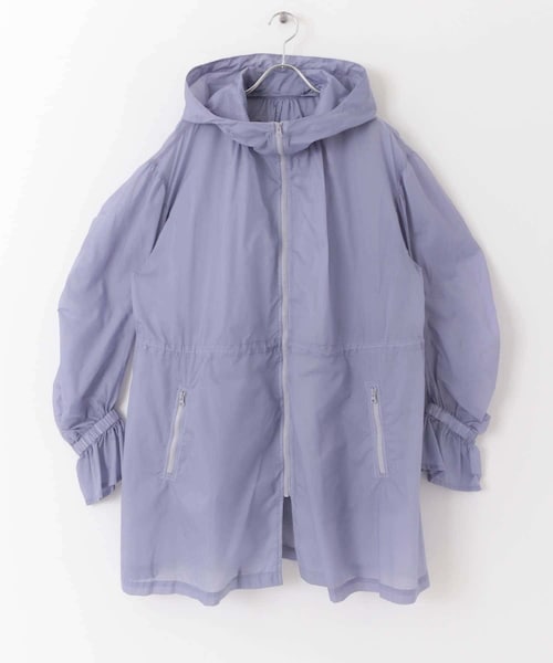 URBAN RESEARCH Sonny Label（アーバンリサーチサニーレーベル）の「SLAB Sheer Blouson（テーラードジャケット・レディース・ブルー/ベージュ/チャコール・FREE）」の4枚目の写真