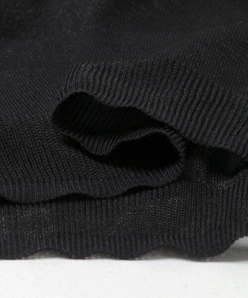 URBAN RESEARCH(アーバンリサーチ)の「NICENICE MOMENT SHEER T-SHIRTS COMBO(ニット/セーター・レディース・BLACK/BABY PINK・1/3)」の9枚目の写真