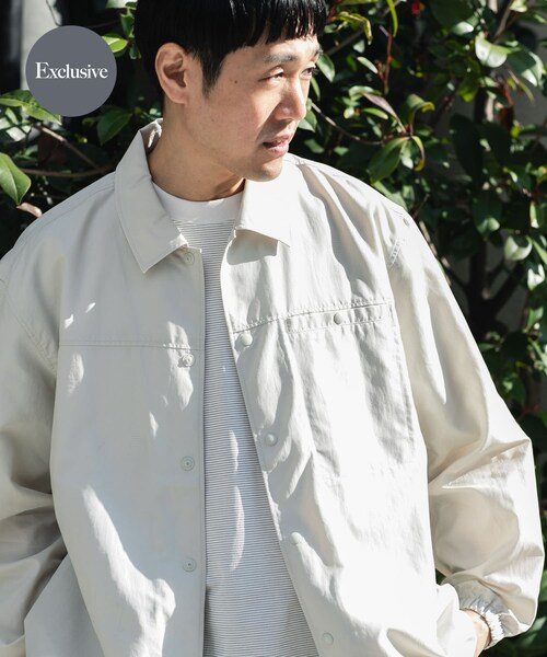 URBAN RESEARCH DOORS(アーバンリサーチドアーズ)の「『別注』Marmot×DOORS COACH SHIRTS JACKET(テーラードジャケット・メンズ・INK BLACK/NAVY/TEAL/IVORY・M/L/XL)」の14枚目の写真